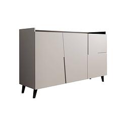 Foto van Meubella dressoir glory - mat grijs - 150 cm - actie