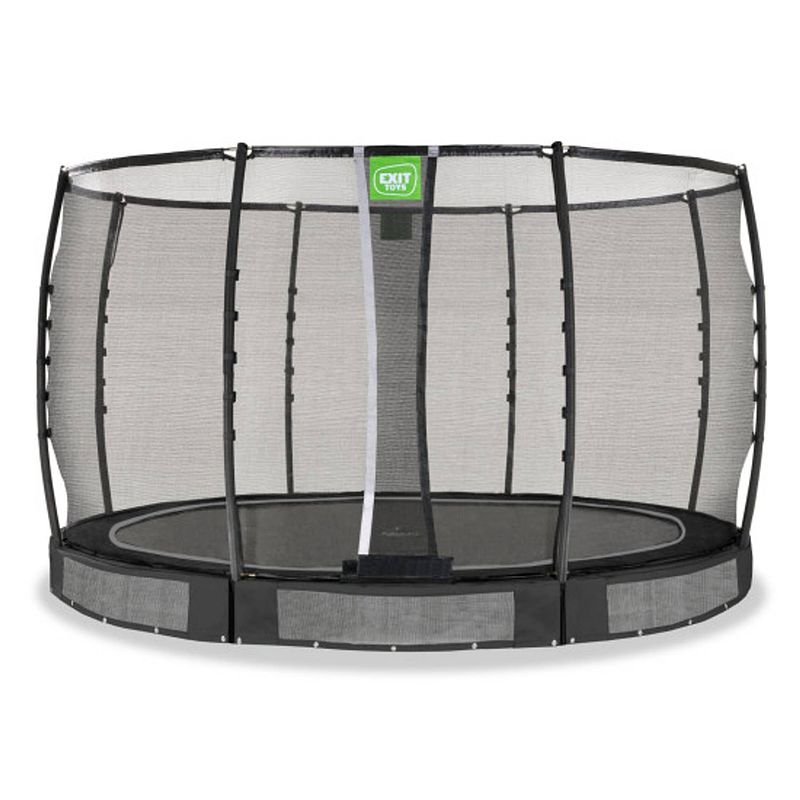 Foto van Exit allure premium inground trampoline ø427cm - zwart