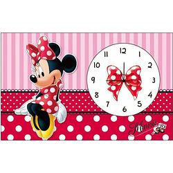 Foto van Disney alarmklok minnie mouse meisjes 20,5 x 13 cm hout roze
