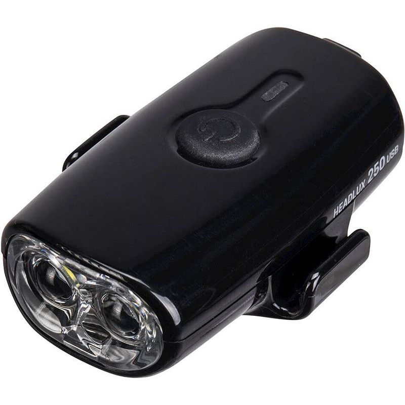 Foto van Topeak helm led headlux 250 usb, black