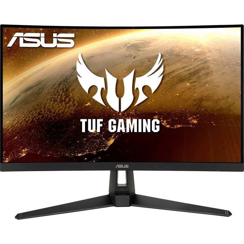 Foto van Asus vg27vh1b led-monitor 68.6 cm (27 inch) energielabel f (a - g) 1920 x 1080 pixel full hd 1 ms hdmi, vga va led