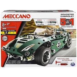 Foto van Meccano bouwpakket 5-in-1 set roadster groen
