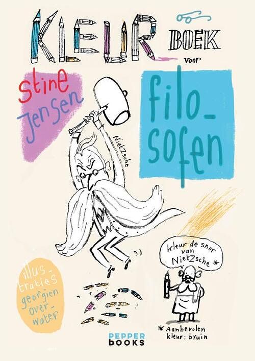 Foto van Kleurboek voor filosofen - stine jensen - paperback (9789020608700)