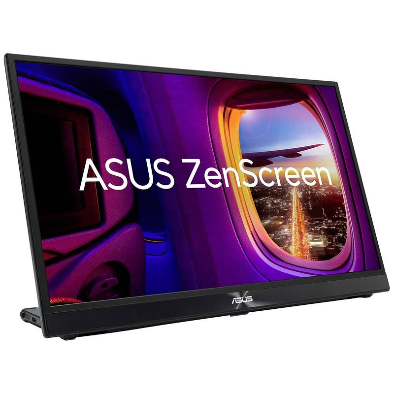 Foto van Asus mb17ahg led-monitor energielabel e (a - g) 43.9 cm (17.3 inch) 1920 x 1080 pixel 16:9 5 ms hdmi, hoofdtelefoon (3.5 mm jackplug), usb-c® ips led