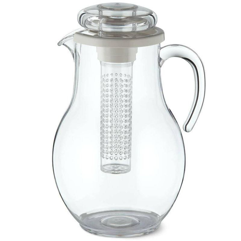 Foto van Waterkan schenkkan met verwijderbare infuser - bpa-vrij acryl - 3 liter