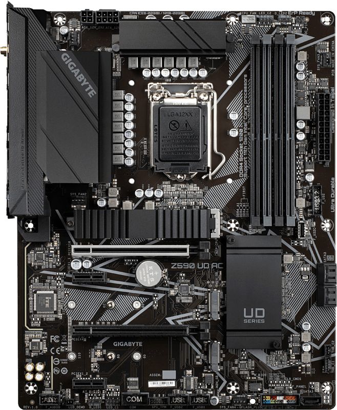 Foto van Gigabyte z590 ud ac