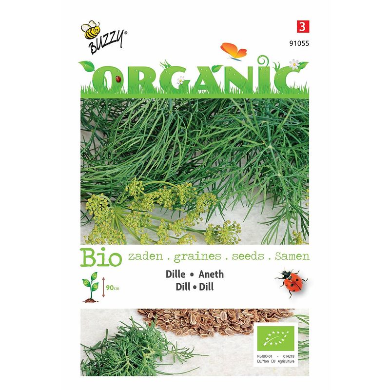 Foto van 5 stuks organic dille (skal 14725)