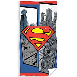 Foto van Superman strandlaken logo - 70 x 140 cm - katoen