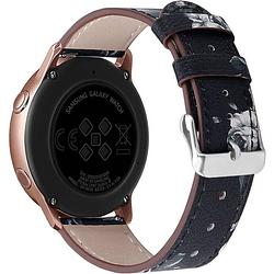 Foto van Smartphoneclip - bandje grey flower - voor galaxy watch active (2)