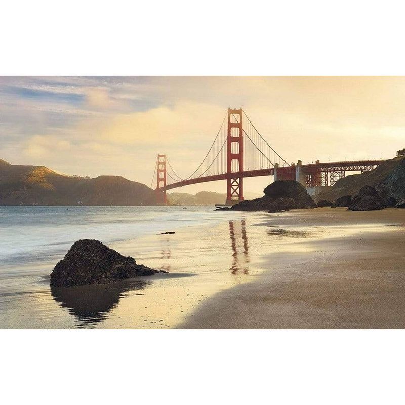 Foto van Komar golden gate vlies fotobehang 400x250cm 4-banen