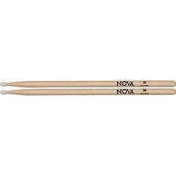 Foto van Nova by vic firth 5b hickory drumstokken met nylon tip