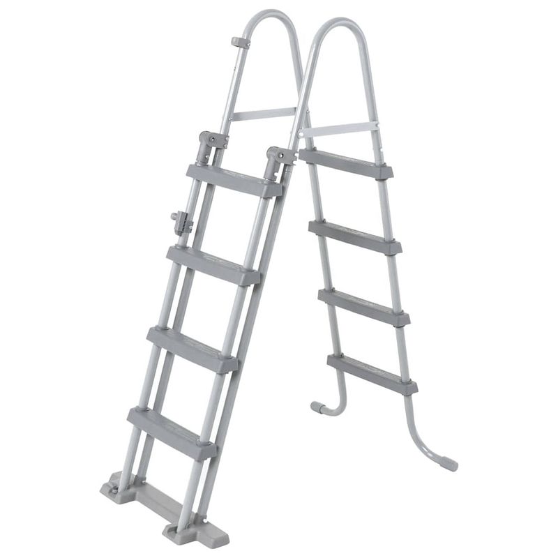 Foto van Bestway flowclear zwembadladder met 4 treden 122 cm