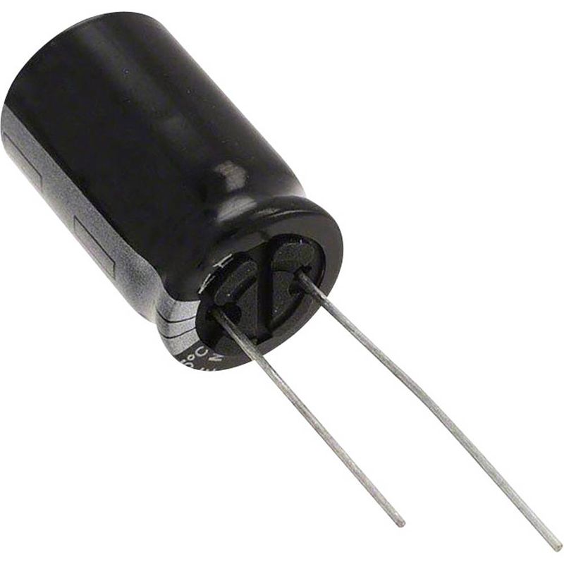 Foto van Panasonic elektrolytische condensator radiaal bedraad 7.5 mm 2200 µf 50 v 20 % (ø) 16 mm 50 stuk(s)