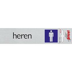 Foto van Pickup - route alulook 165 x 44 mm sticker heren horizontaal