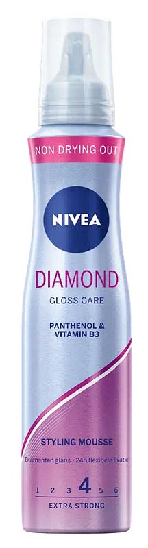 Foto van Nivea diamond gloss care styling mousse