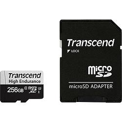 Foto van Transcend 350v microsdxc-kaart 256 gb class 10, uhs-i