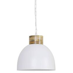 Foto van Light & living - hanglamp samana - 40x40x36 - wit