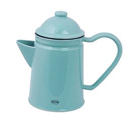 Foto van Cabanaz retro koffie en theepot arctic blue