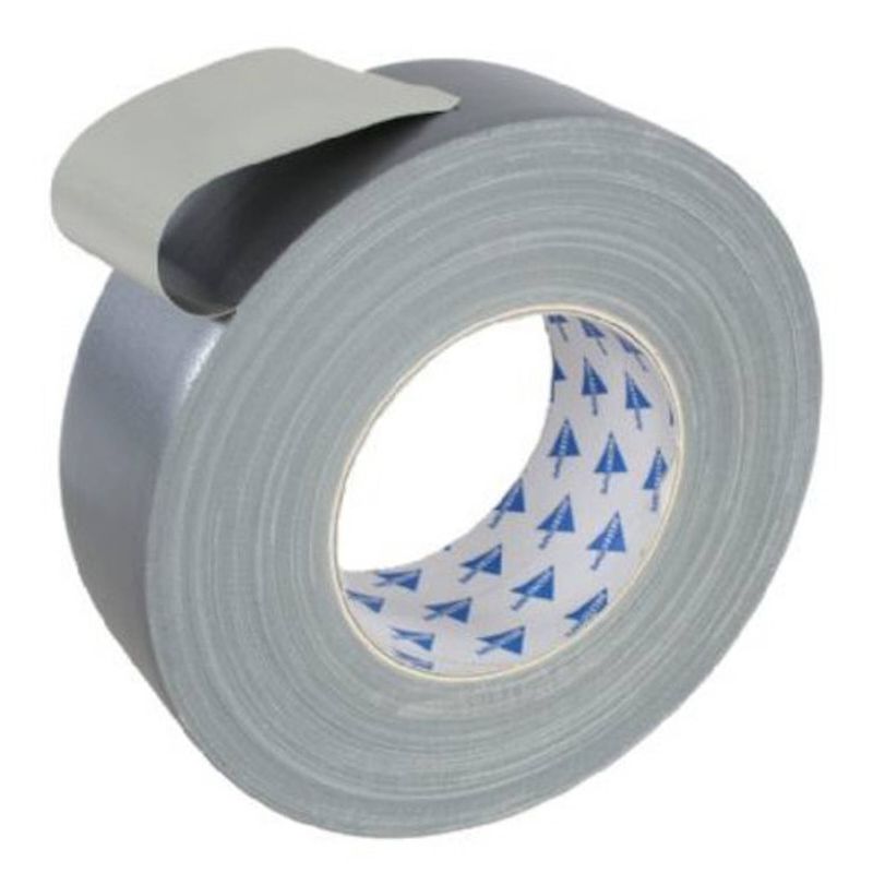 Foto van Deltec gaffer tape pro 46mm 50m textiel grijs
