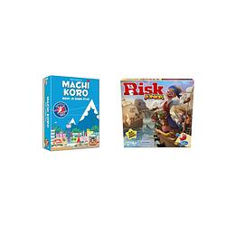 Foto van Spellenset - bordspel - 2 stuks - machi koro basisspel & risk junior