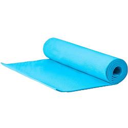 Foto van Yogamat/fitness mat blauw 183 x 60 x 1 cm - fitnessmat