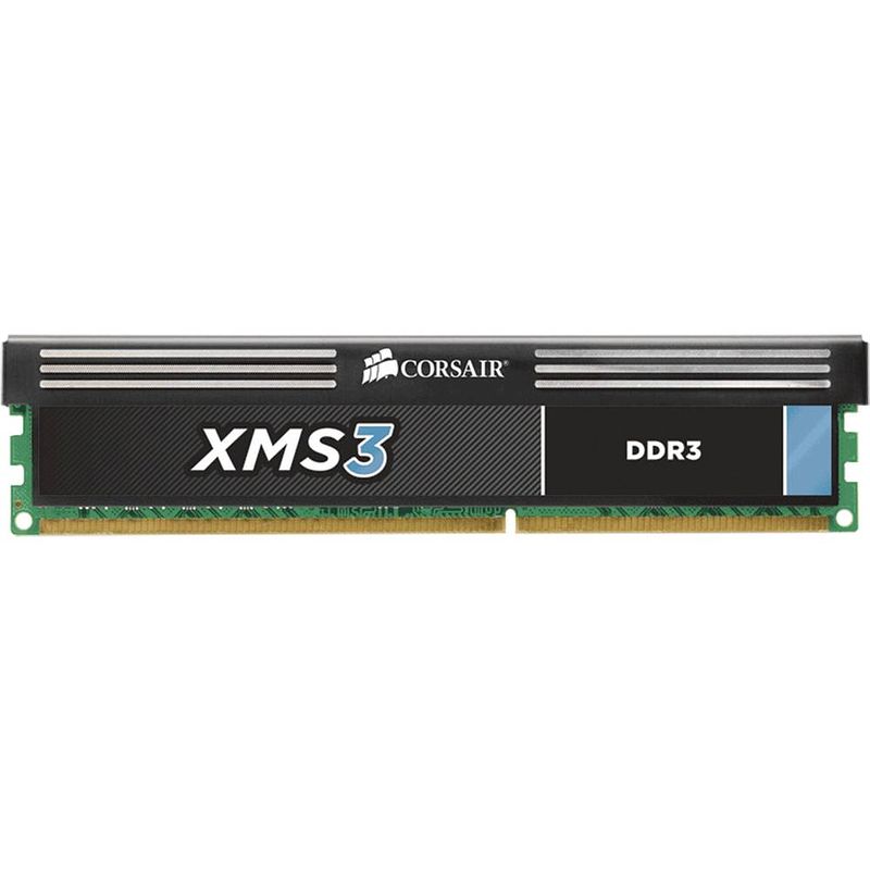 Foto van Corsair xms3 werkgeheugenmodule voor pc ddr3 4 gb 1 x 4 gb 1333 mhz 240-pins dimm cl9 9-9-24 cmx4gx3m1a1333c9