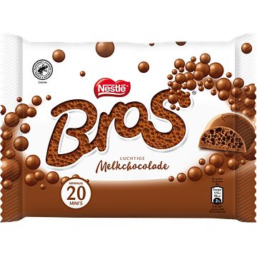 Foto van Bros mini melk chocolade uitdeelzak bij jumbo