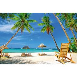 Foto van Dimex tropical beach vlies fotobehang 375x250cm 5-banen