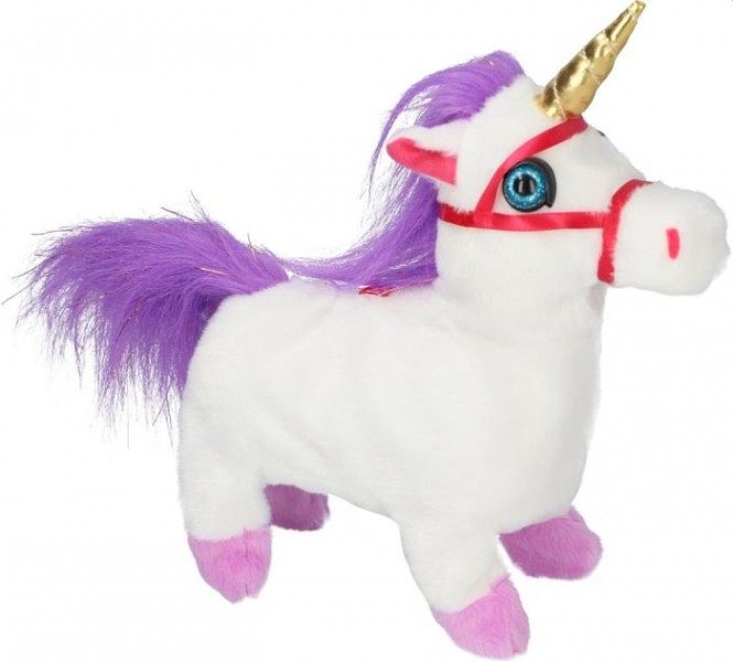 Foto van Interactieve pluche unicorn knuffel b/o