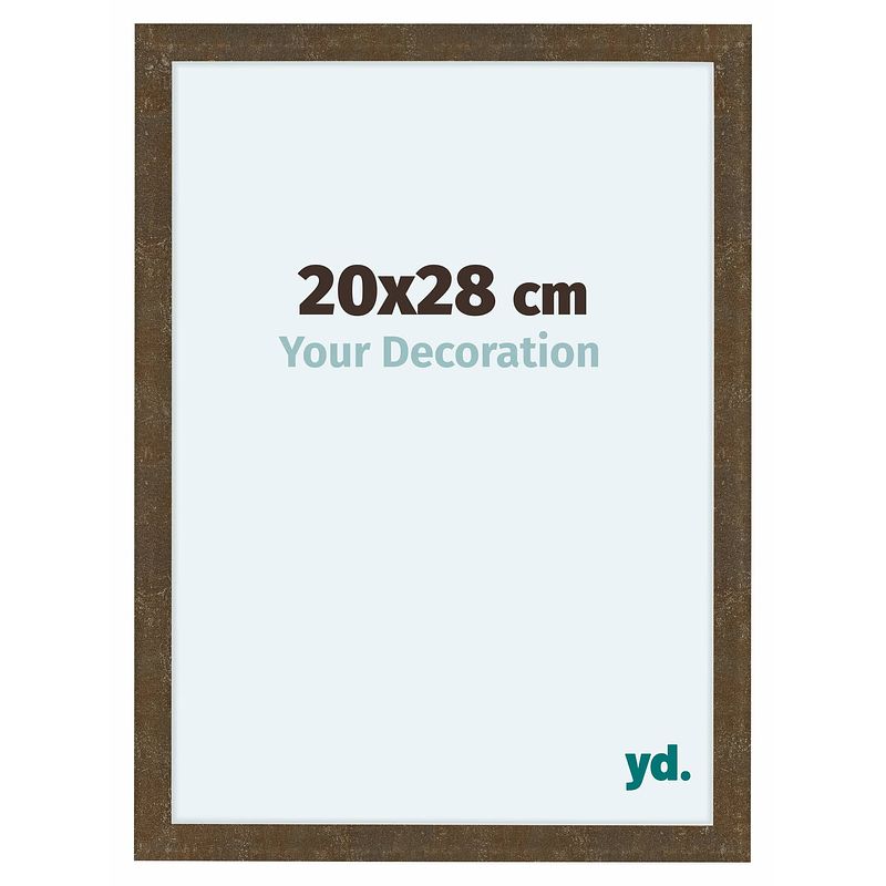 Foto van Como mdf fotolijst 20x28cm goud antiek