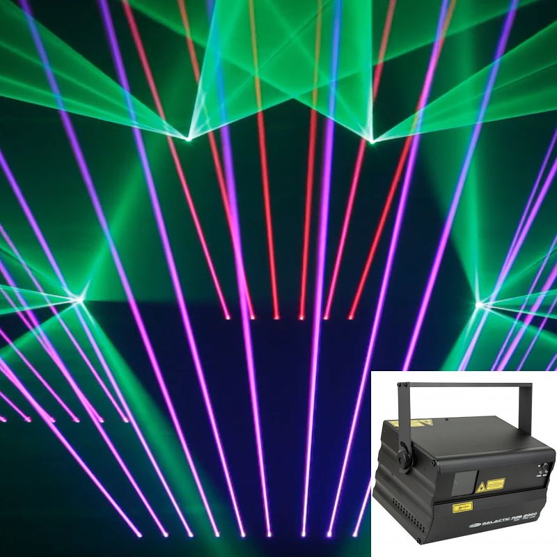 Foto van Showtec galactic rgb-2000 kleuren laser met ilda