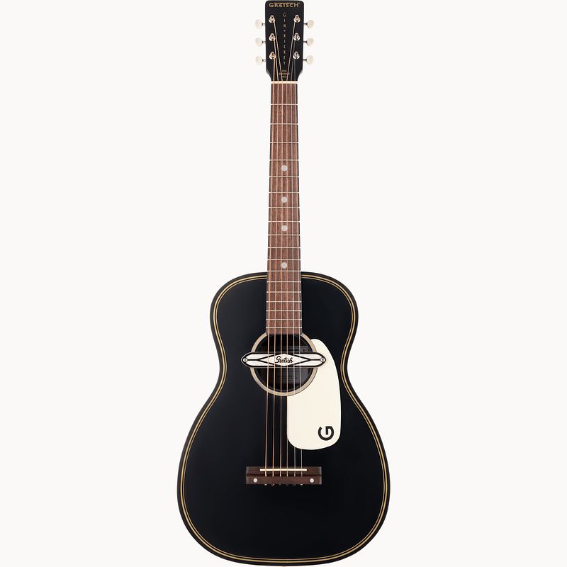 Foto van Gretsch g9520e gin rickey smokestack black elektrisch-akoestische westerngitaar