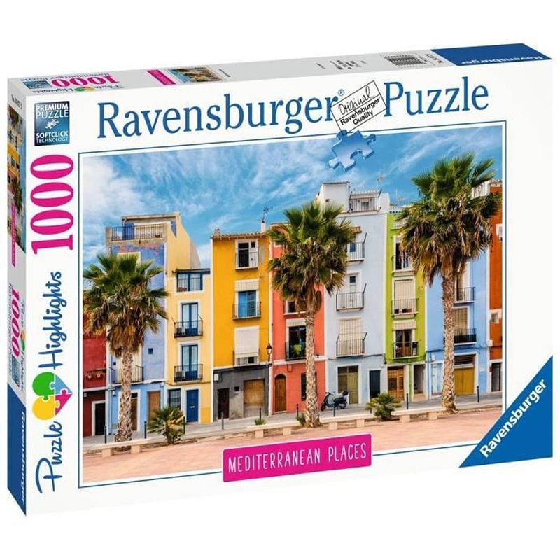 Foto van Ravensburger puzzel 1000 p - mediterraan spanje (puzzel hoogtepunten)