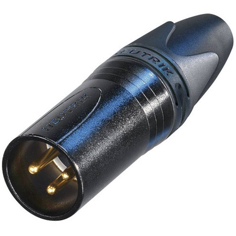 Foto van Neutrik nc3mxx-b xlr-connector stekker, recht aantal polen: 3 zwart 1 stuk(s)