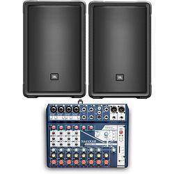 Foto van Jbl irx112bt + soundcraft notepad-12fx bundel