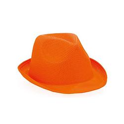 Foto van Oranje trilby hoedjes voor volwassenen - verkleedhoofddeksels