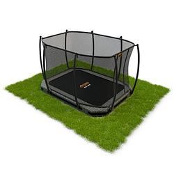 Foto van Avyna trampoline inground met veligheidsnet pro-line - 340 x 240 cm (234) - camouflage