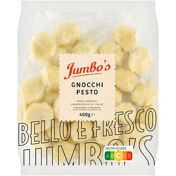 Foto van La place gnocchi pesto 400g aanbieding bij jumbo | 2 verpakkingen a 250500 gram m.u.v. tortelloni ricotta of spinazie 500 gram