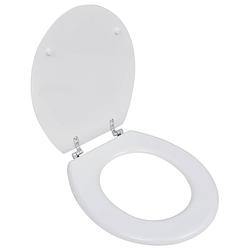 Foto van Vidaxl toiletbril simpel ontwerp mdf wit