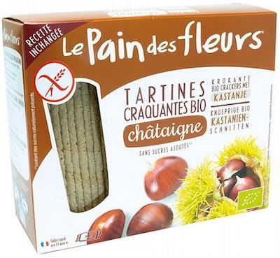 Foto van Le pain des fleurs kastanje crackers bio