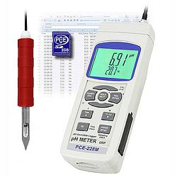 Foto van Pce instruments pce-228m ph-meter analyse, temperatuur, ph-waarde, redox (orp)