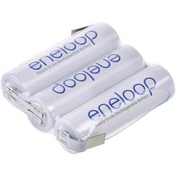 Foto van Panasonic eneloop reihe f1x3 accupack aantal cellen: 3 batterijgrootte: aa (penlite) z-soldeerlip nimh 3.6 v 1900 mah