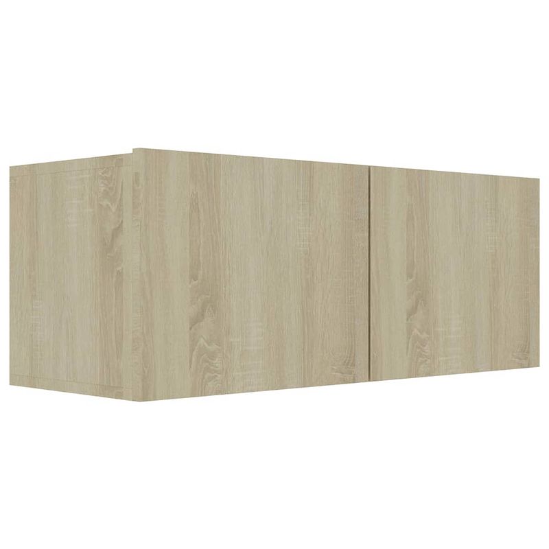 Foto van The living store televisiekast s televisiemeubels - 80 x 30 x 30 cm - sonoma eiken hout