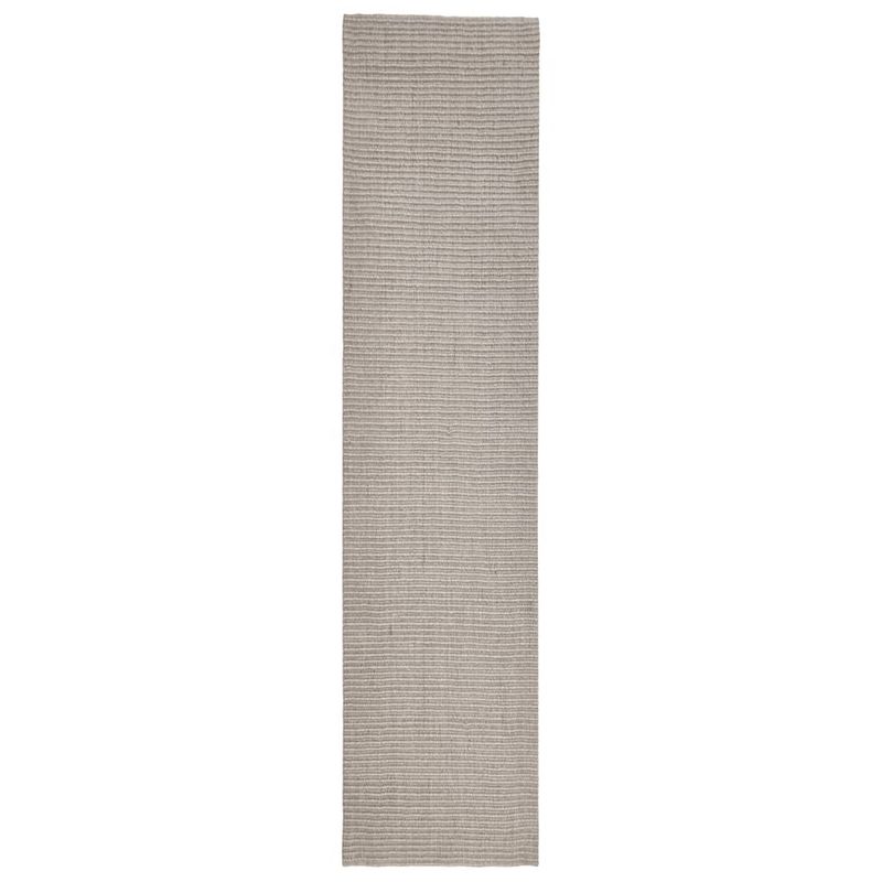 Foto van The living store sisal vloerkleed - 80 x 350 cm - zand - 100% sisal