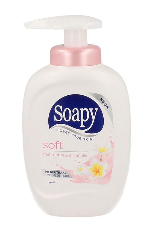 Foto van Soapy vloeibare zeep soft pompje