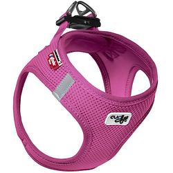 Foto van Curli hondentuigje air-mesh 8-13 kg polyester fuchsia