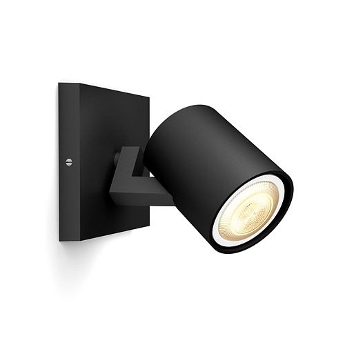 Foto van Philips hue runner 1x opbouwspot -warm tot koelwit licht (zwart)