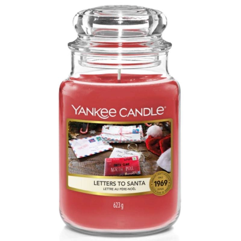 Foto van Yankee candle - letters to santa geurkaars - large jar - tot 150 branduren