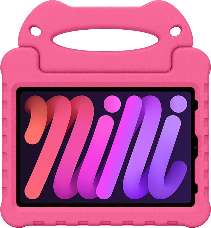 Foto van Just in case apple ipad mini 6 kinder hoes roze