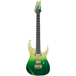 Foto van Ibanez luke hoskin signature lhm1 transparent green gradation